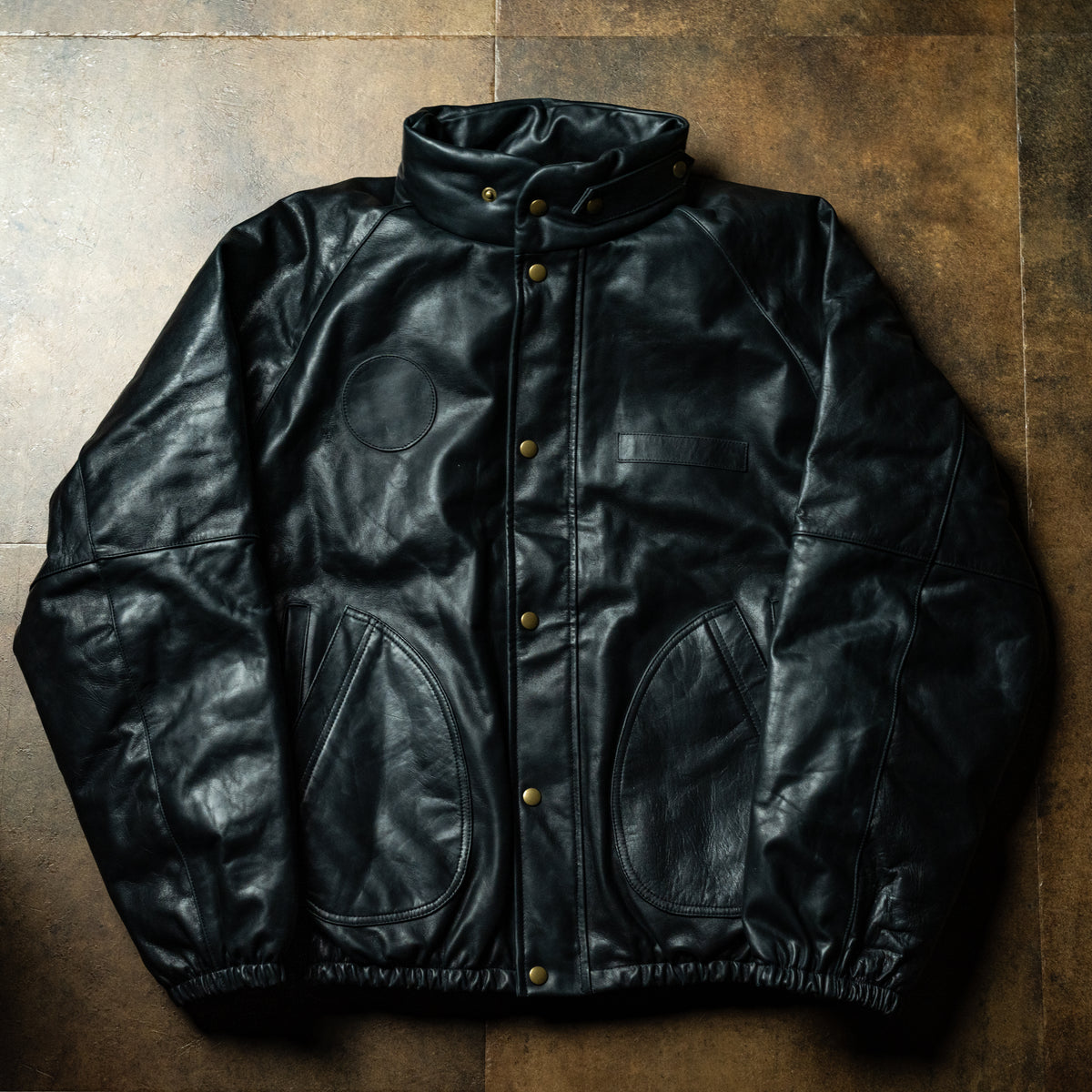 Leather down jacket – One trick pony