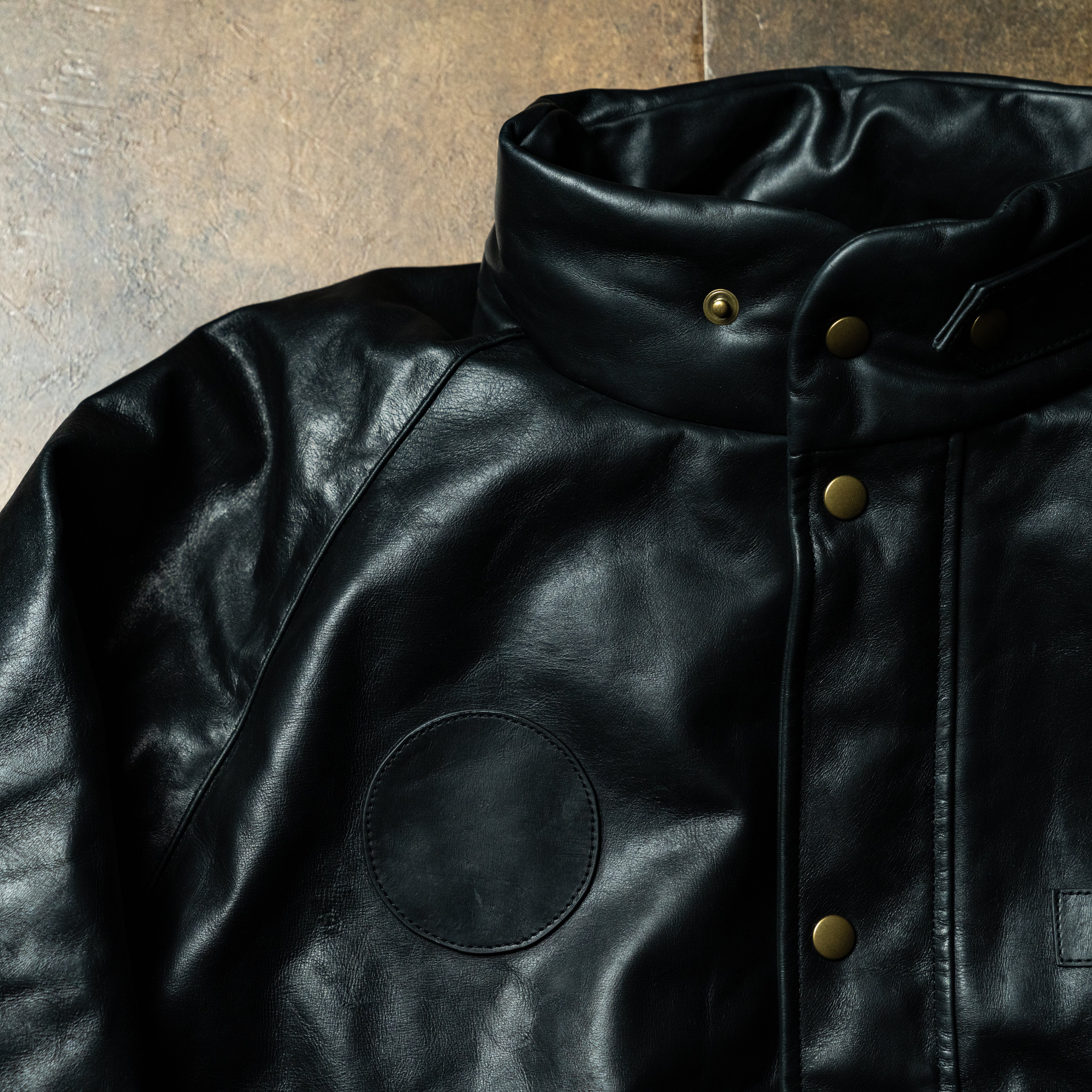 Leather down jacket – One trick pony