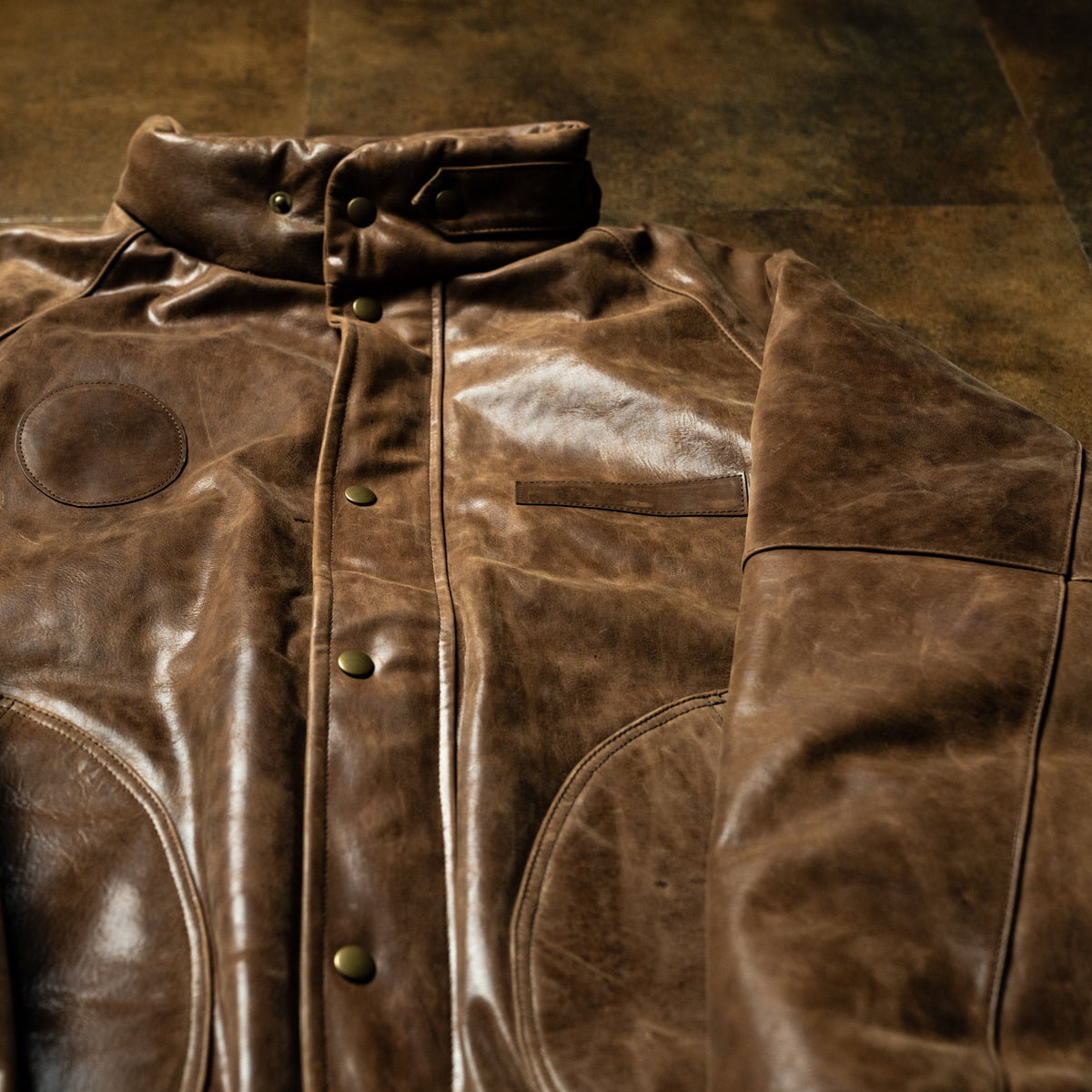 Leather down jacket – One trick pony