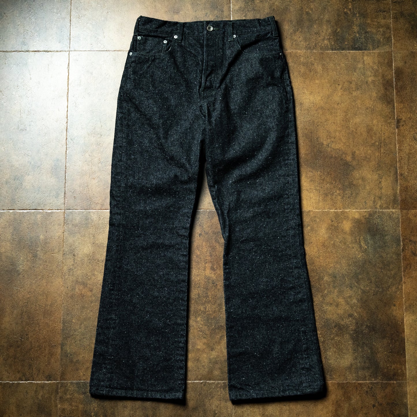 Bootcut denim black