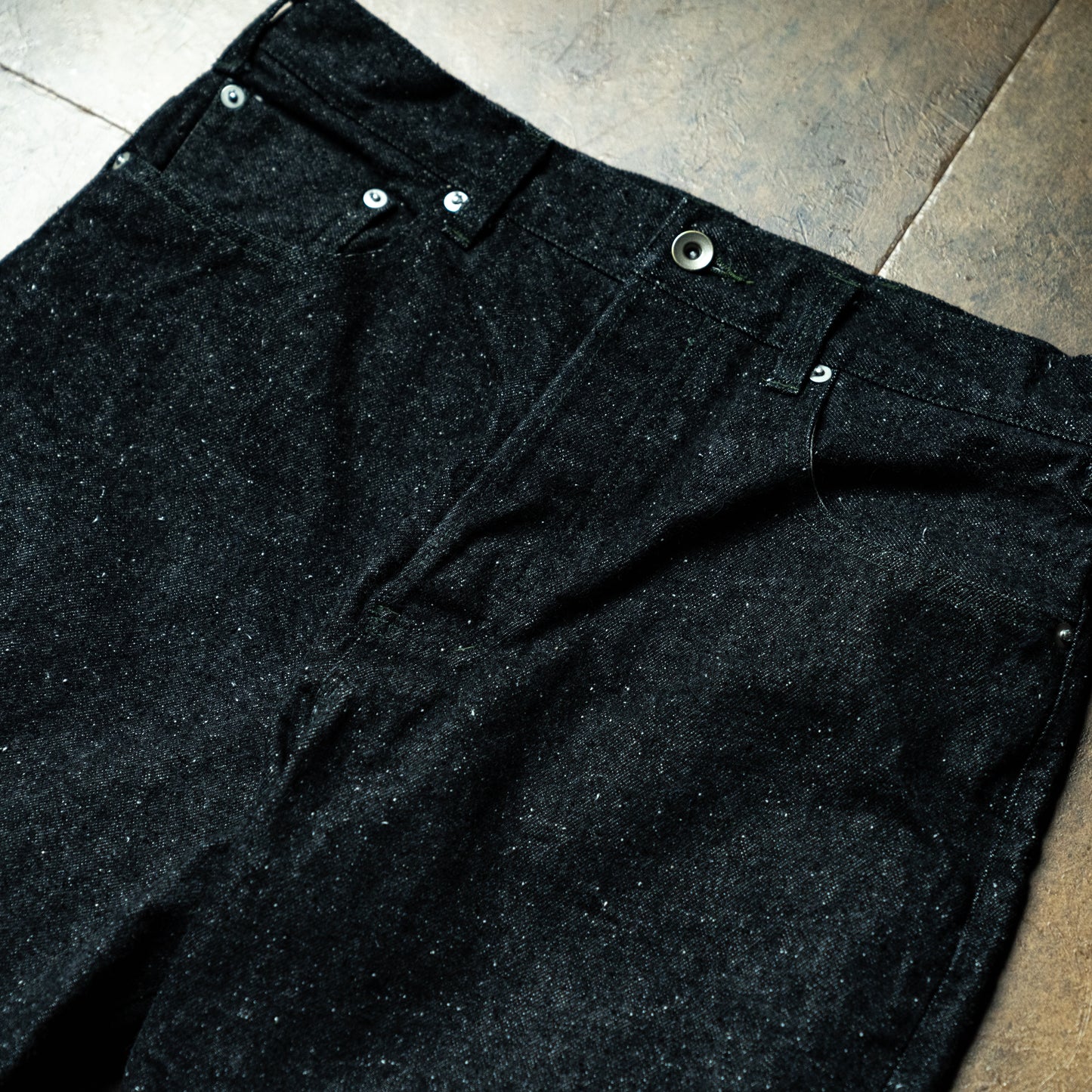 Bootcut denim black