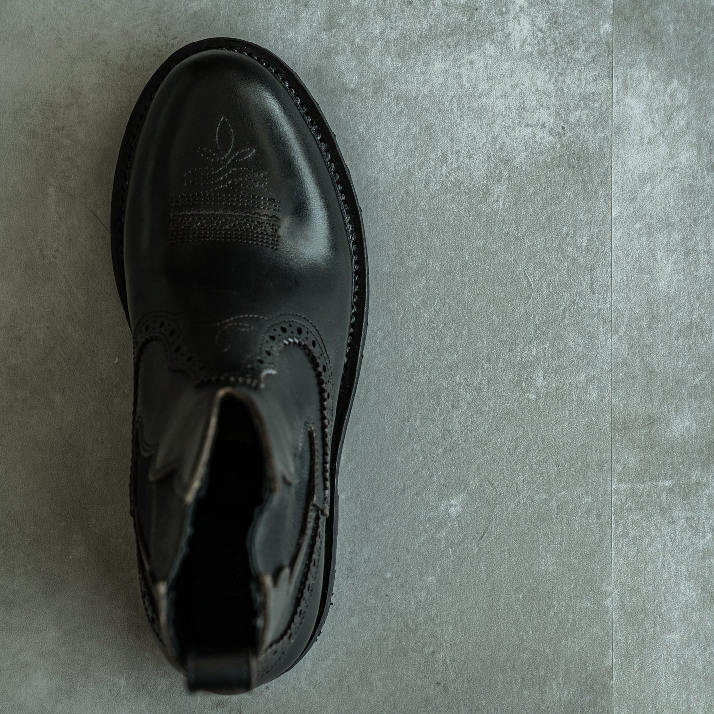 Western side gore boots