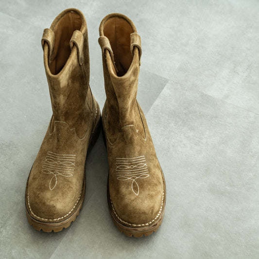 Western engineer boots